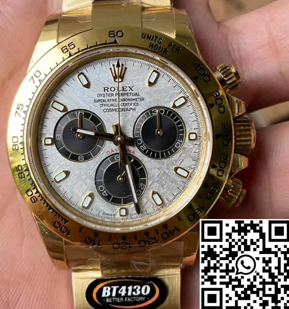 BT Rolex Gold M116508-0015 Yellow Daytona Factory 0218